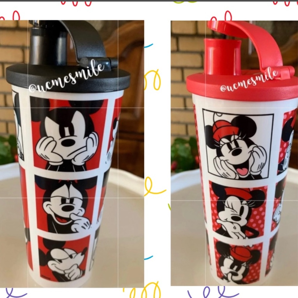Tupperware Disney’s Mickey Mouse & Minnie Mouse Tumbler Set